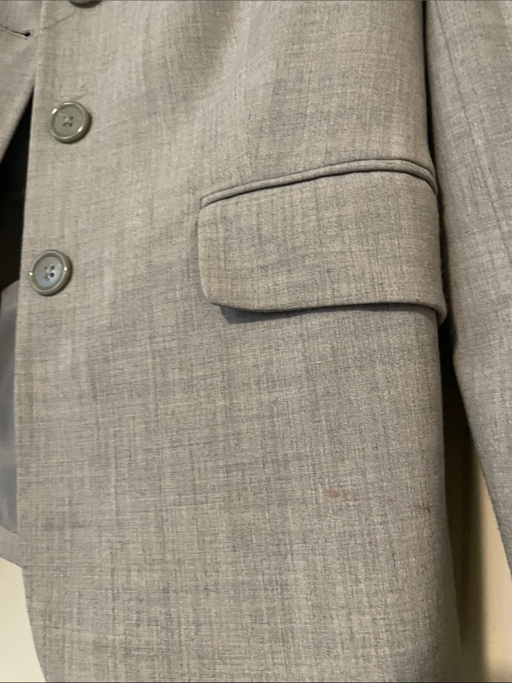 Worthington Light Gray Women's Blazer - Tailored Single-Breasted